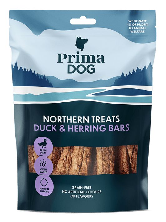 PrimaDog Northern Treats Enten- & Heringstreifen - Hundesnacks