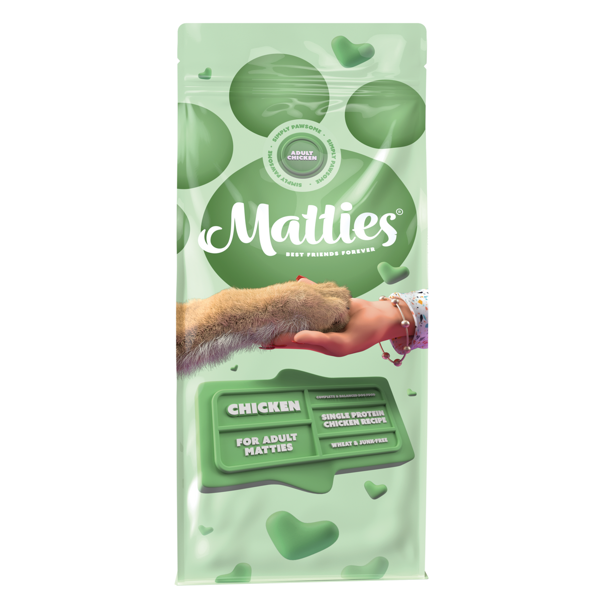 Matties Adult Hundefutter mit Huhn | 12kg