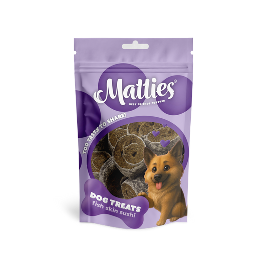 Matties Fish Skin Sushi Dog Treat | 125g