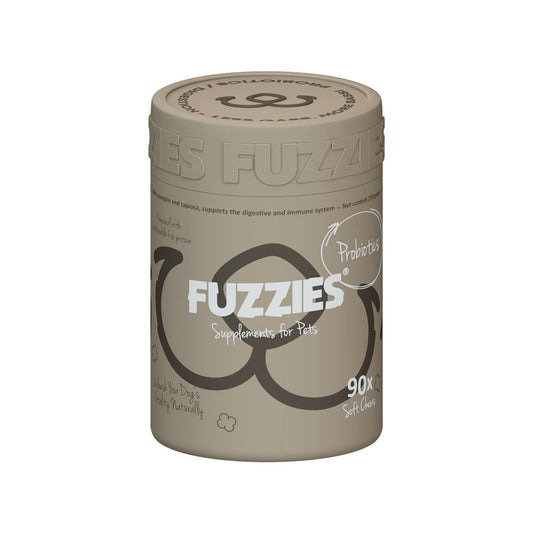Fuzzies Darm-Probiotika – Nahrungsergänzung für Hunde – 90 Stück