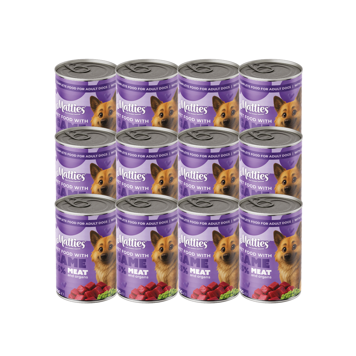 Matties Nassfutter Hund Wild | 12x400g