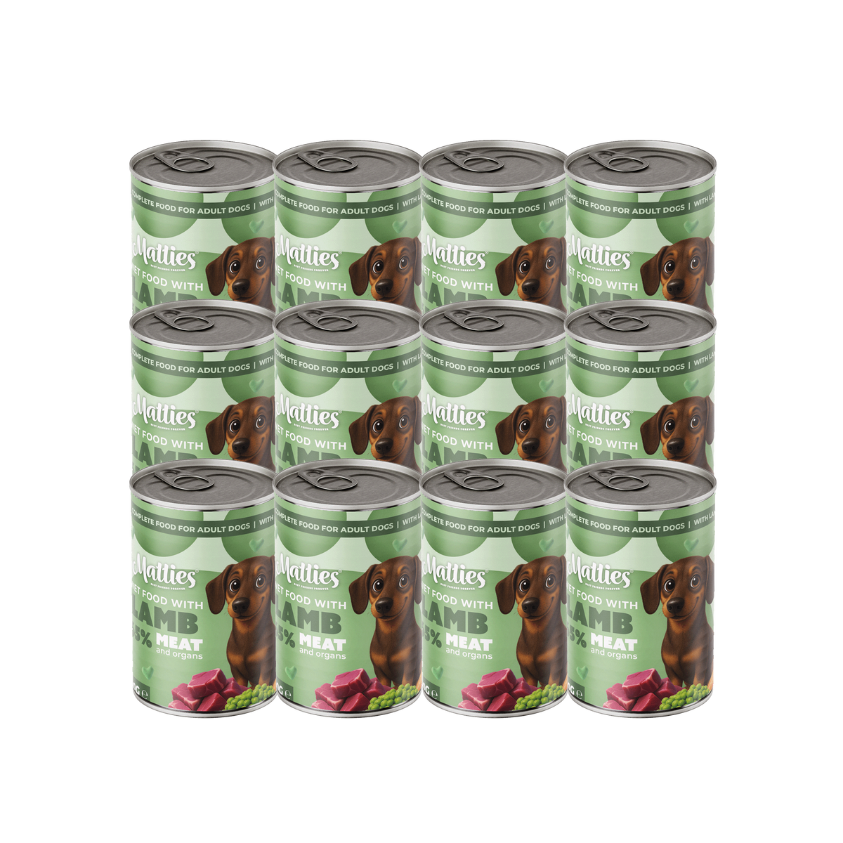 Matties Wet food Dog Lamb | 12x400g