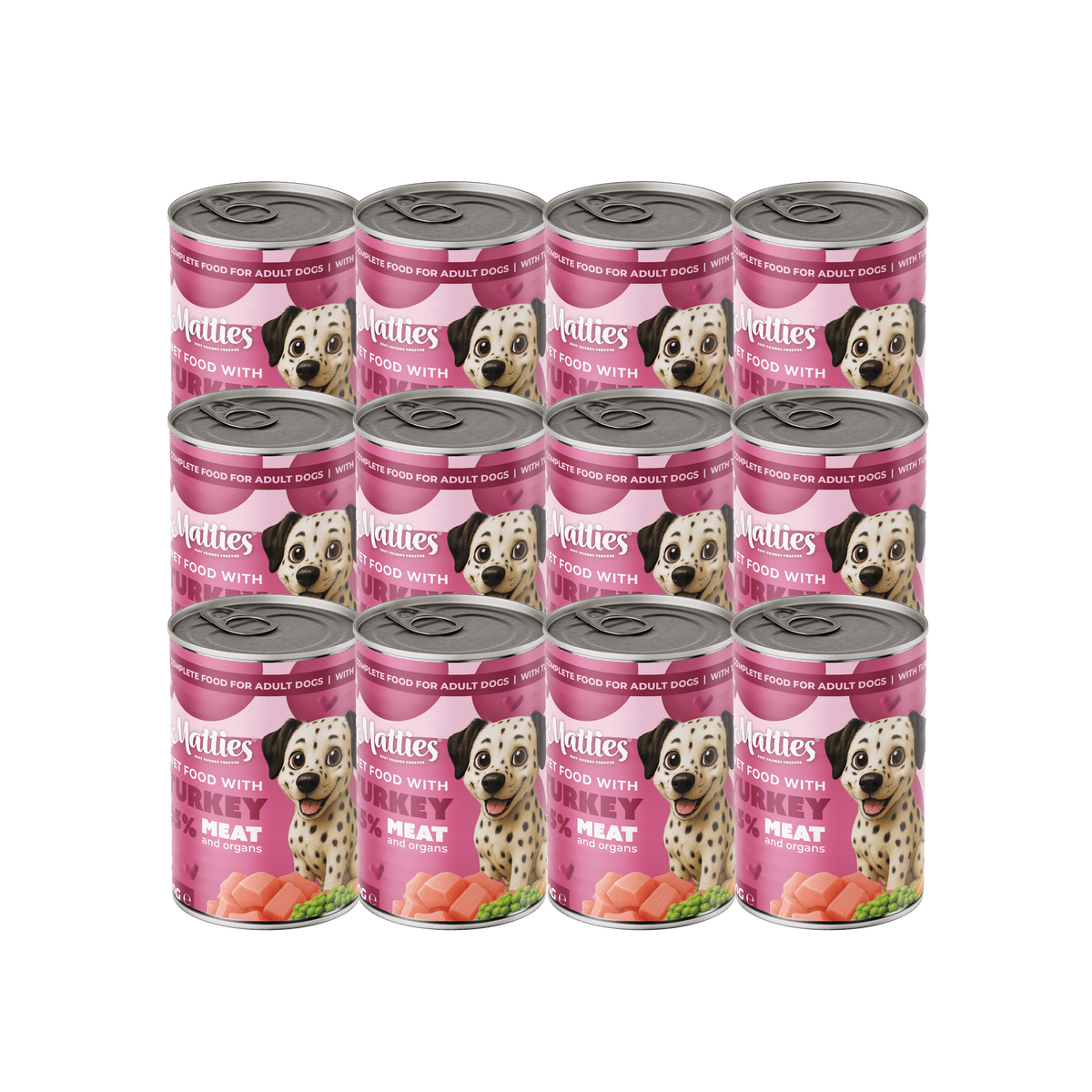 Matties Nassfutter Hund Pute | 12x400g