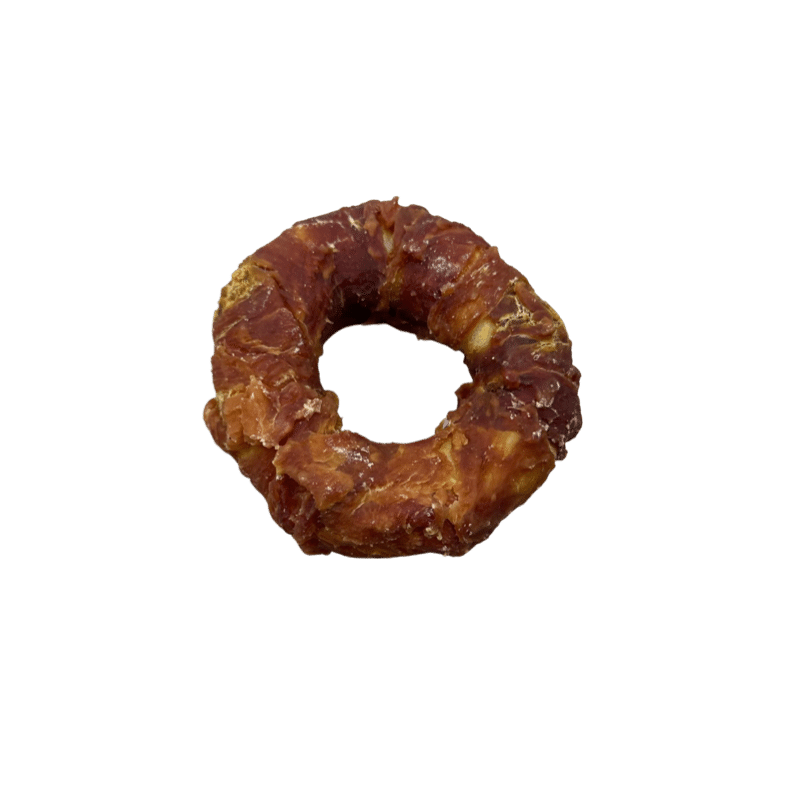 rawhide donut met eend