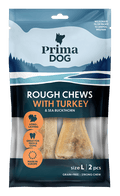PrimaDog Rough Chews Truthahn & Sanddorn - L 13,5 - Kauknochen