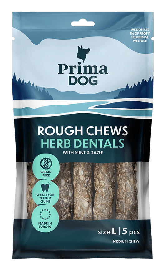 10141 PD Rough Chews Dental Herbs L 15cm, 175 g 6430076894311