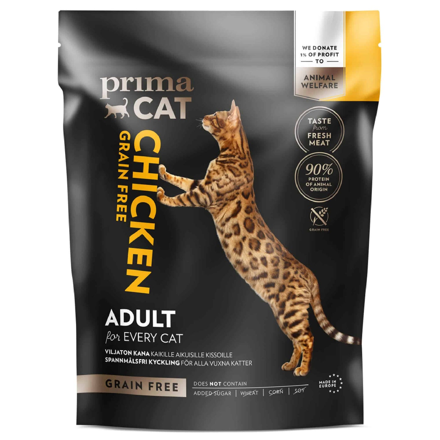 graanvrij kattenvoer kip