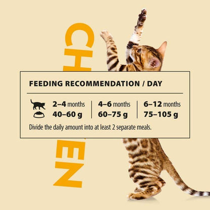 PrimaCat Kittenfutter Huhn Multipack 2 x 1,4 Kilo - Kittenfutterstücke