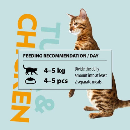 PrimaCat Katzenfutter Filets Thunfisch mit Huhn in Gelee 24 x 50 Gramm