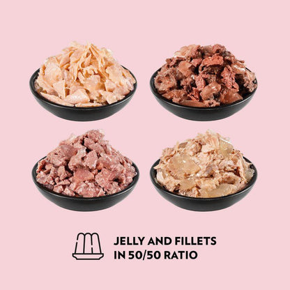 PrimaCat Vorteilspackung Nassfutter in Gelee, 12 x 85 Gramm