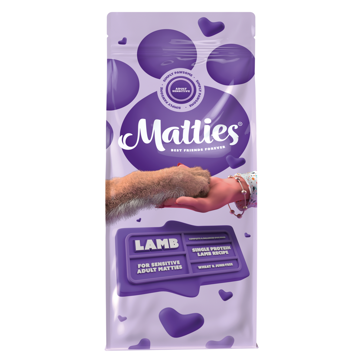 Matties Adult Sensitive Lamm Hundetrockenfutter | 12kg