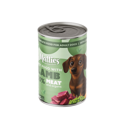 Matties Nassfutter Hund Lamm | 400g