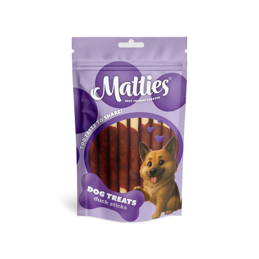 Matties Dog Treat Duck with Beefhide Sticks | 150g