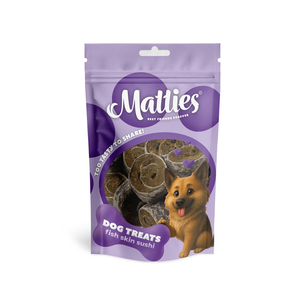 Matties Fish Skin Sushi Dog Treat | 125g