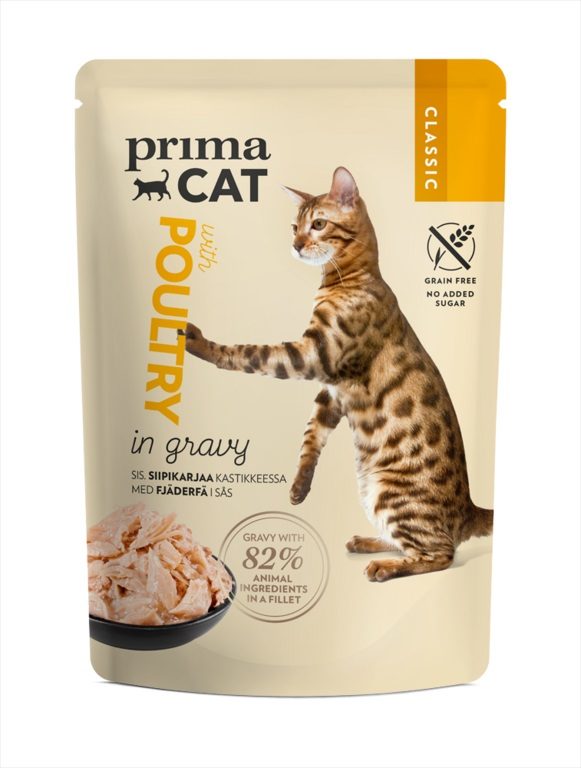 PrimaCat natvoer gevogelte in jus