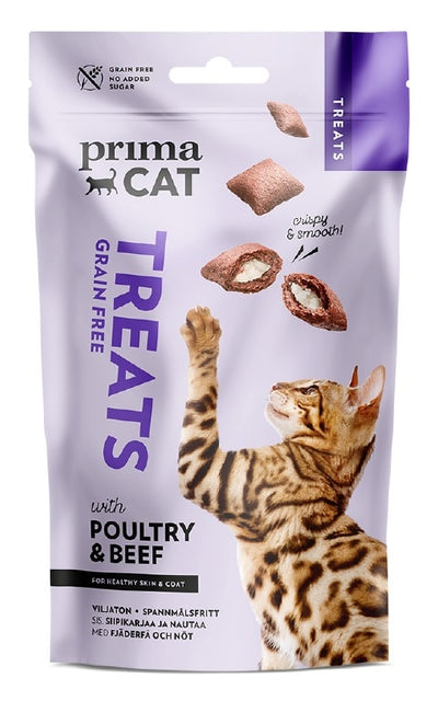 PrimaCat Grain-Free Cat Snacks Poultry and Beef - Cat Snacks