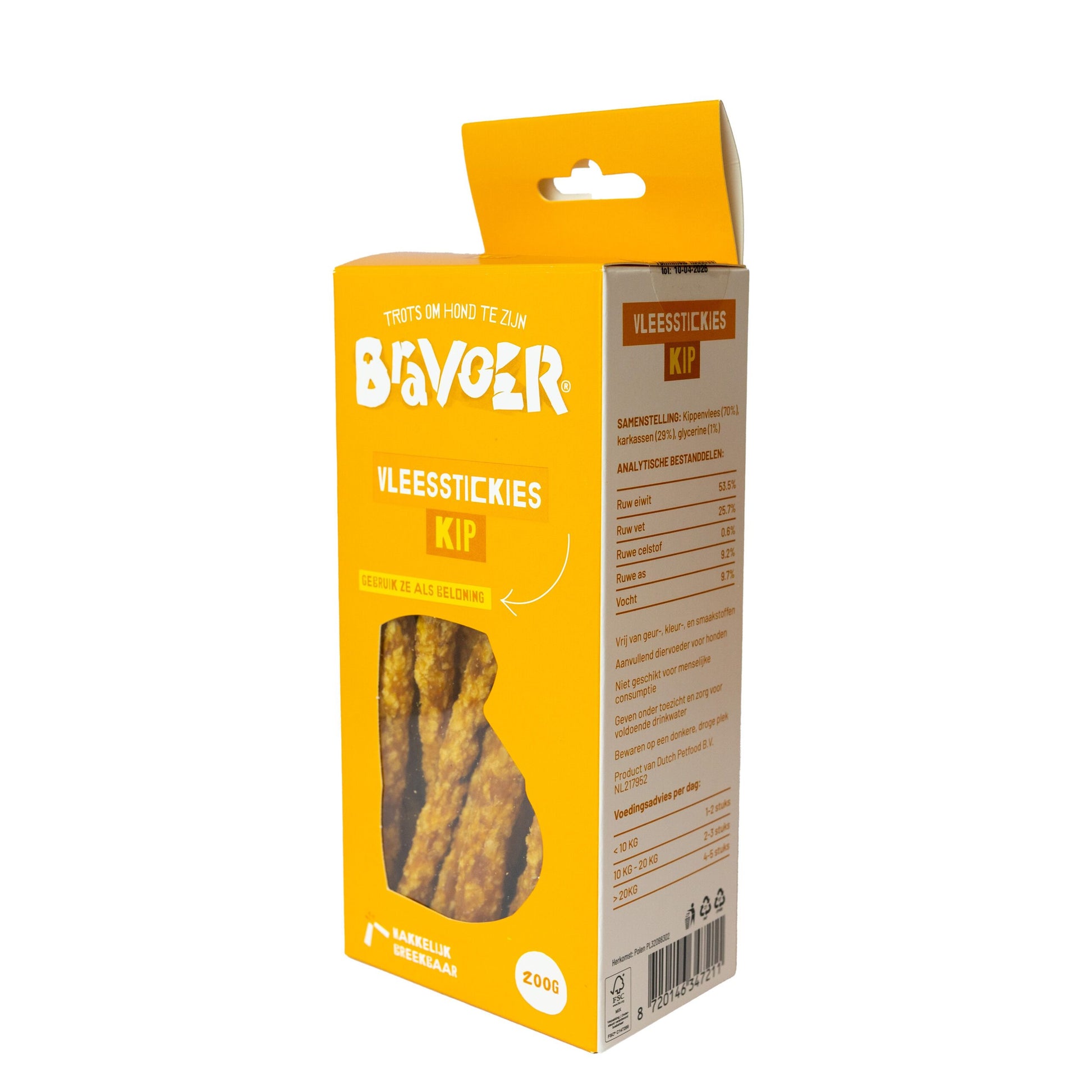 Bravoer vleesstickies Kip