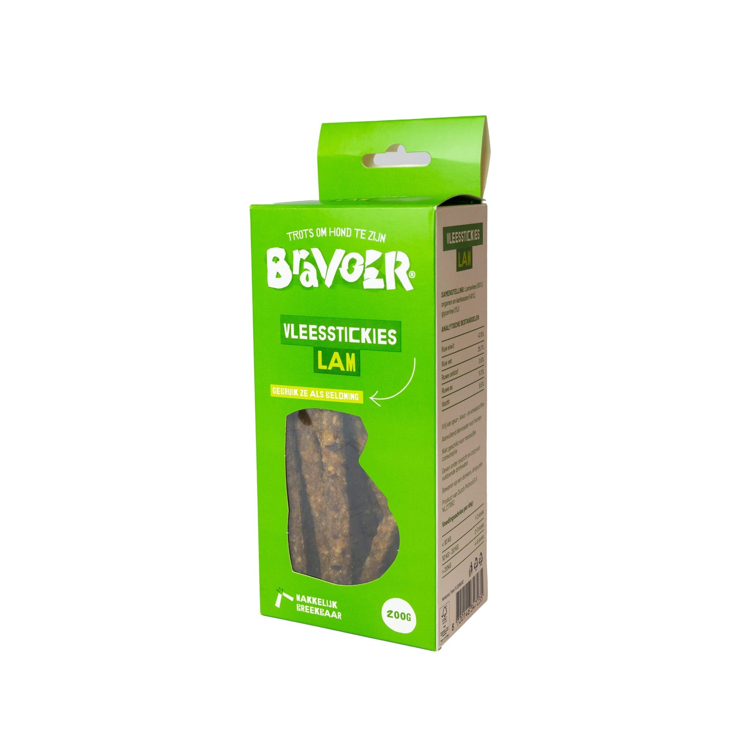Bravoer vleesstickies Lam