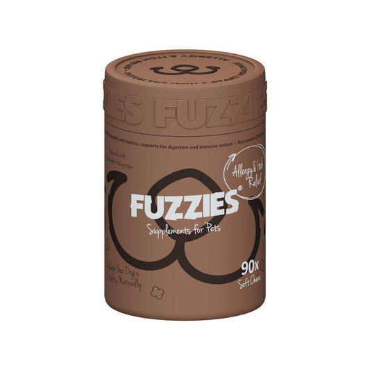 Fuzzies Allergy & Itch Relief – Nahrungsergänzung für Hunde – 90 Stück
