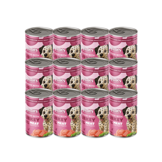Matties Nassfutter Hund Pute | 12x400g