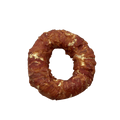Billies Rohhaut-Donut mit Enten-Hundesnack, 170-190 Gramm