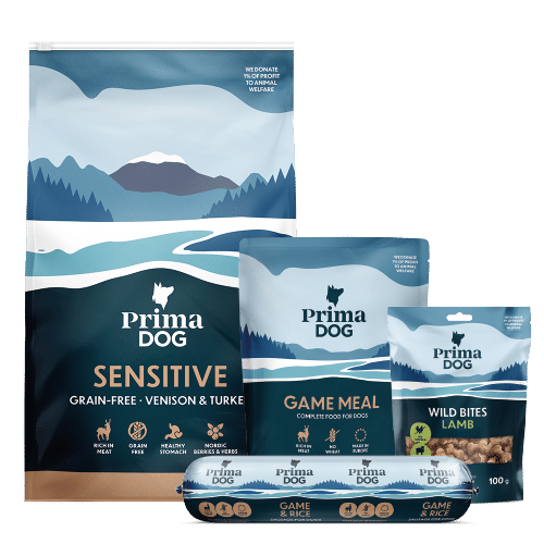 PrimaDog Probierpaket Hirsch & Pute getreidefrei - Hundefutter