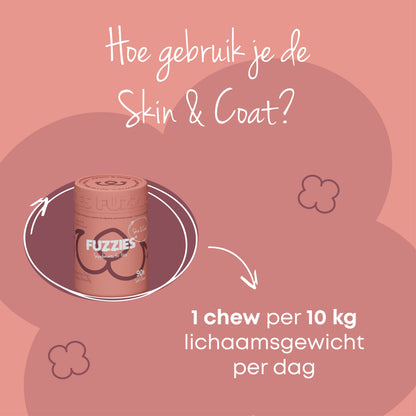 Fuzzies Haut & Fell – Nahrungsergänzung für Hunde – 90 Stück