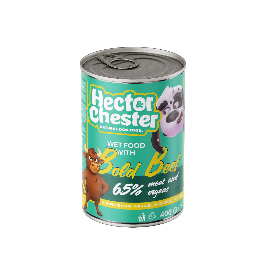 Hector&Chester Nassfutter Bold Beef - Nassfutter für Hunde